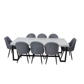 Dining Set Grey Proffice furniture